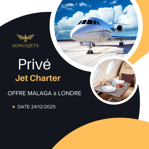 offre et réduction vol jet privé